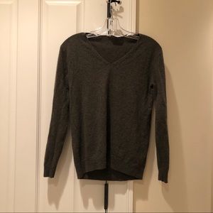 Dark Green Everlane Cashmere Sweater XS